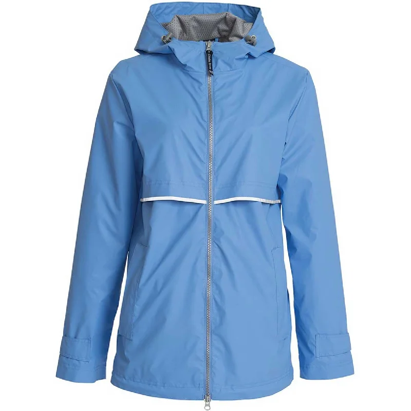 Charles River Women's Periwinkle New Englander Rain Jacket Nylon Jacket Polyester Jacket Spandex Jacket Charles River Women's Periwinkle New Englander Rain Jacket Nylon Jacket Polyester Jacket Spandex Jacket