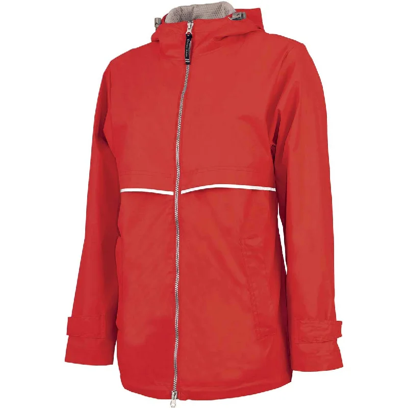 Charles River Women's Red/Reflective New Englander Rain Jacket Chenille Jacket Brocade Jacket Lace Jacket Charles River Women's Red/Reflective New Englander Rain Jacket Chenille Jacket Brocade Jacket Lace Jacket