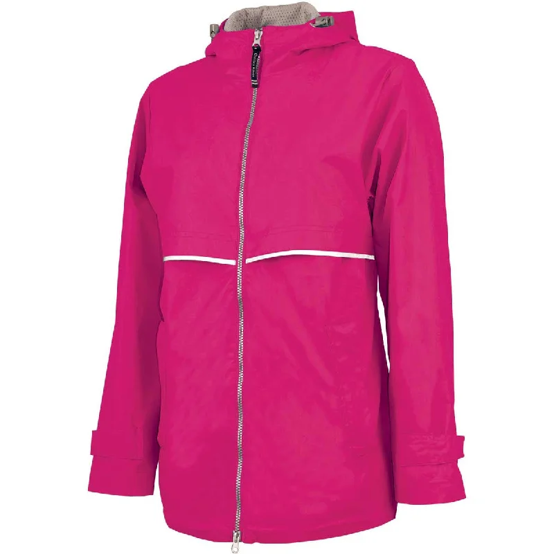 Charles River Women's Hotpink/Reflective New Englander Rain Jacket Chenille Fabric Brocade Fabric Lace Fabric Charles River Women's Hotpink/Reflective New Englander Rain Jacket Chenille Fabric Brocade Fabric Lace Fabric