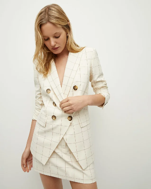Charleston Plaid Dickey Jacket Toggled Jacket Drawstring Jacket Belted Jacket