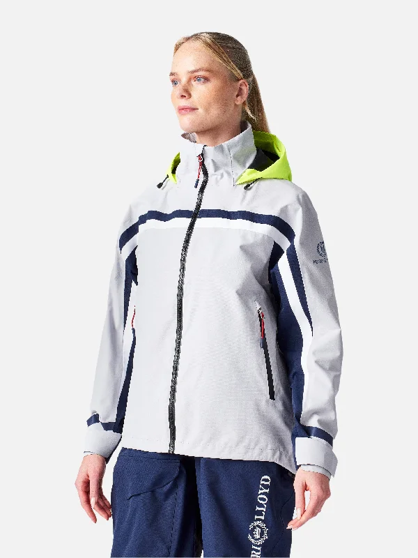 Henri-Lloyd Women's Sail Jacket A-Line Jacket Boat Neck Shawl Collar