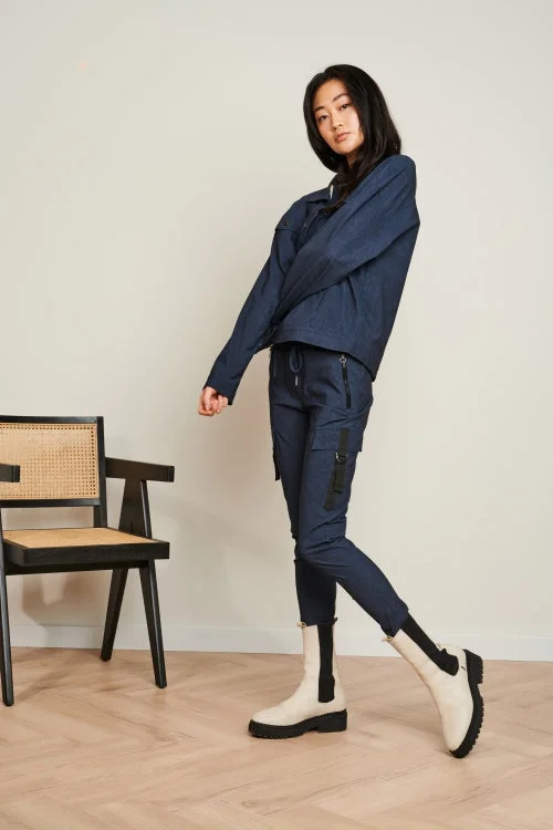 Jane Lushka Blue Jacket Sena Satin Jacket Silk Jacket Chiffon Jacket