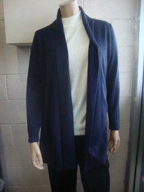Jillian Soft Knit Jacket Zippered Front Buttoned Front Snap Front