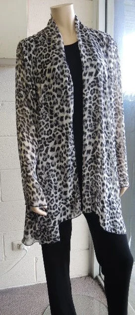 Party Girl Chiffon Jacket One-Shoulder Jacket Off-the-Shoulder Jacket Asymmetrical Jacket