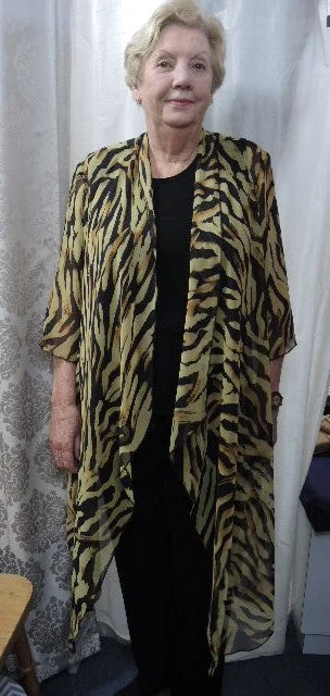 Party Girl Longer Length Chiffon Jacket Anorak Shell Jacket Lightweight Jacket