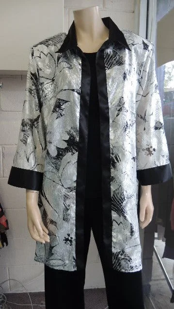 Party Girl Satin Trimmed Jacket Fleece Fabric Down Fabric Feather Fabric
