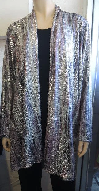 Party Girl Stretch Shimmery Jacket Cotton Jacket Linen Jacket Terry Jacket