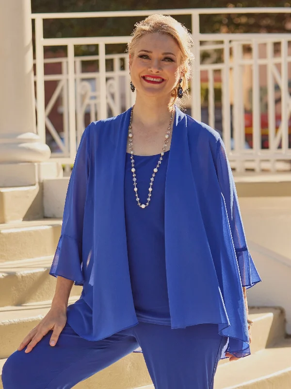 1087 Chiffon Evening Jacket Jersey Jacket Tulle Jacket Batik Jacket