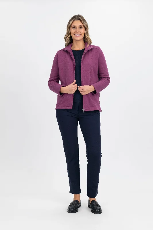 Renoma Fleecy Lined Zip Jacket Print Jacket Jacquard Jacket Patchwork Jacket