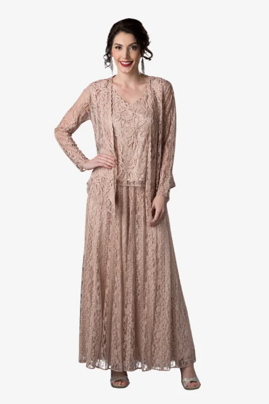 Soulmates 1602 Embroidered Jacket Top and Circle Skirt Set Embroidered Jacket Appliqued Jacket Beaded Jacket