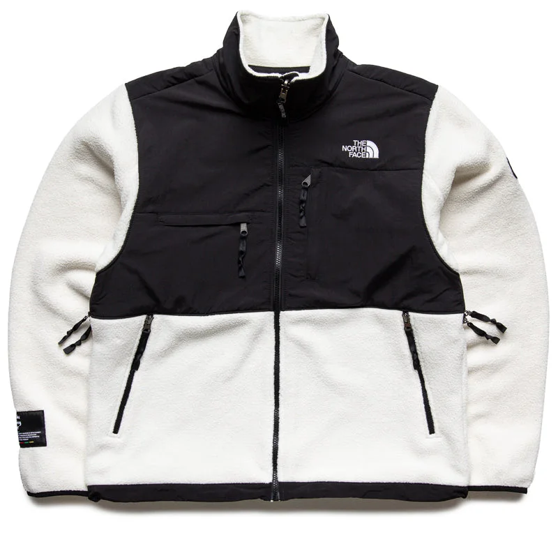 The North Face Retro Denali Jacket - White Dune/Black Chenille Fabric Brocade Fabric Lace Fabric The North Face Retro Denali Jacket - White Dune/Black Chenille Fabric Brocade Fabric Lace Fabric
