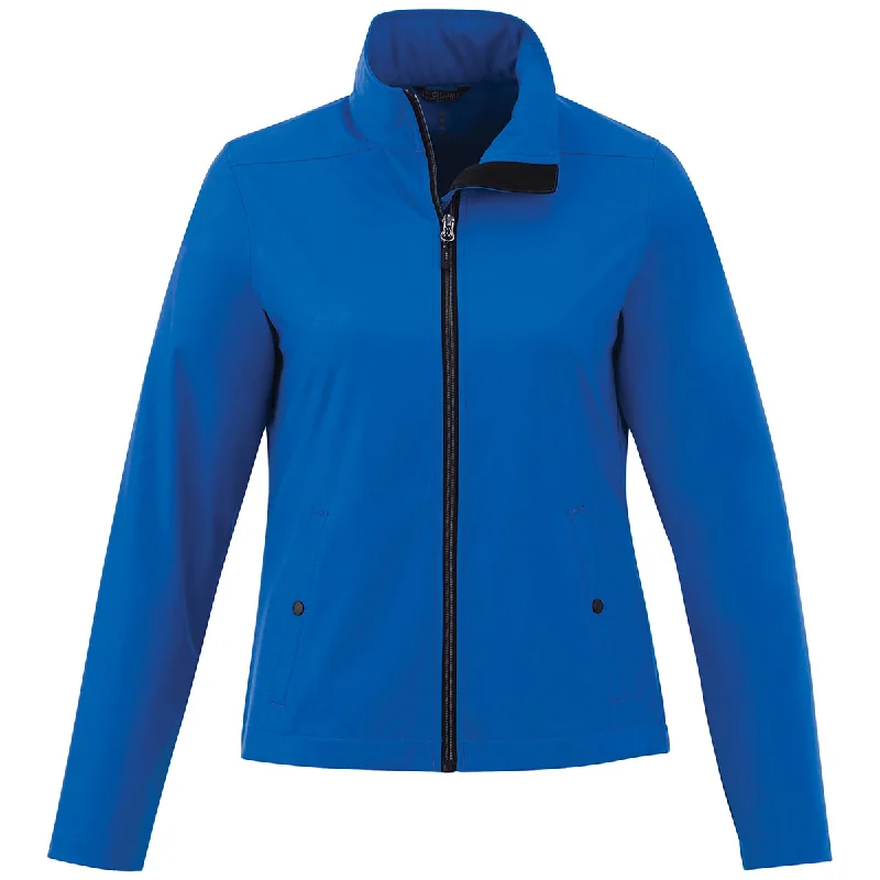 Elevate Women's Olympic Blue Karmine Softshell Jacket Jacket Blazer Coat