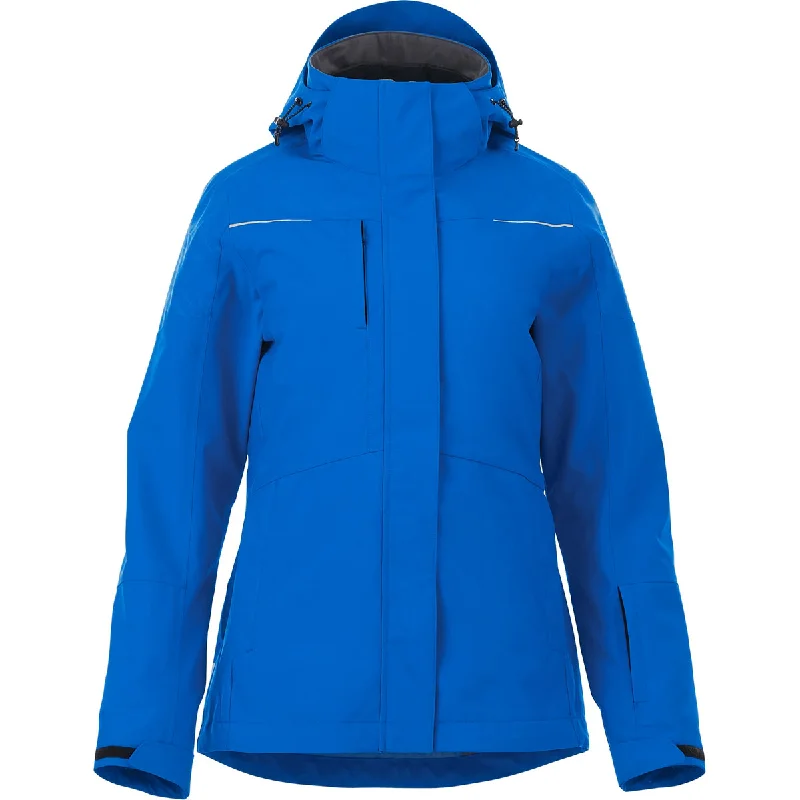 Elevate Women's Olympic Blue/Black Yamaska 3-IN-1 Jacket Satin Jacket Silk Jacket Chiffon Jacket