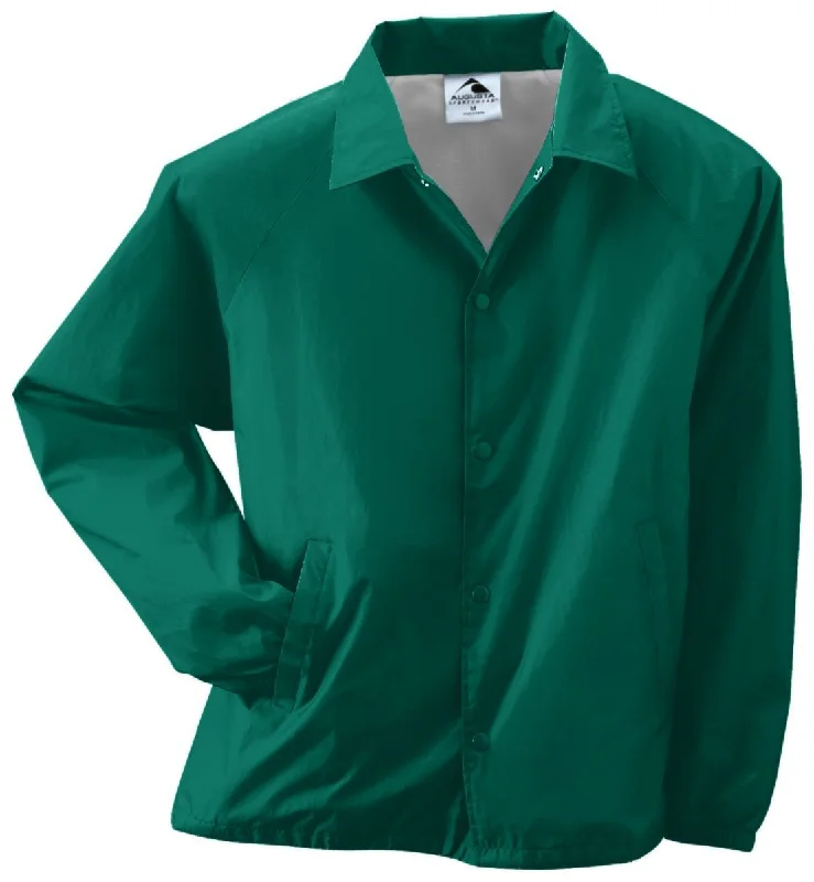 Youth Nylon Coach's Jacket 3101 Hoodie Zip-Up Jacket Button-Up Jacket