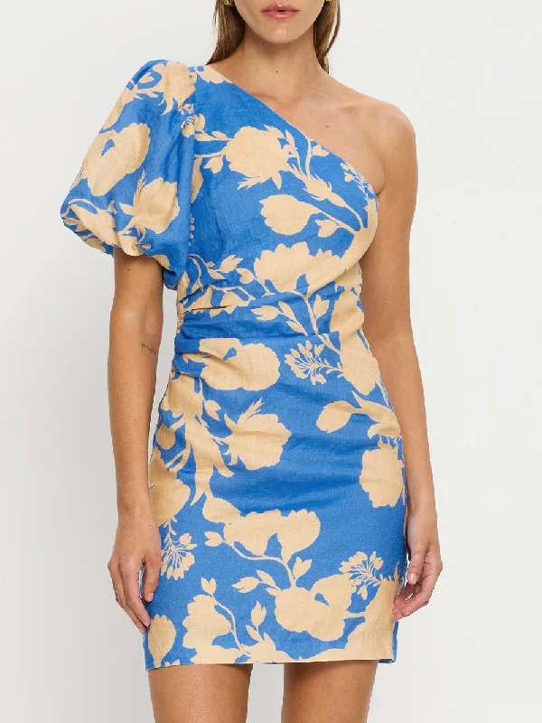 Aurora One Shoulder Mini Dress Trendy Off-Shoulder Dress Mini