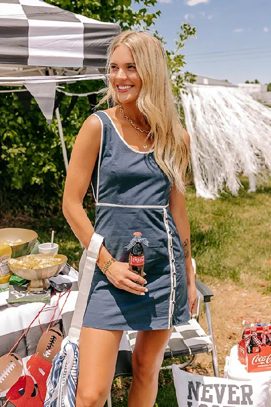 Block Party Chic Mini Dress Stylish Ribbed Mini Dress