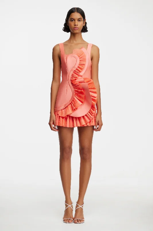ETHERLEY MINI DRESS Cozy Satin Mini Dress