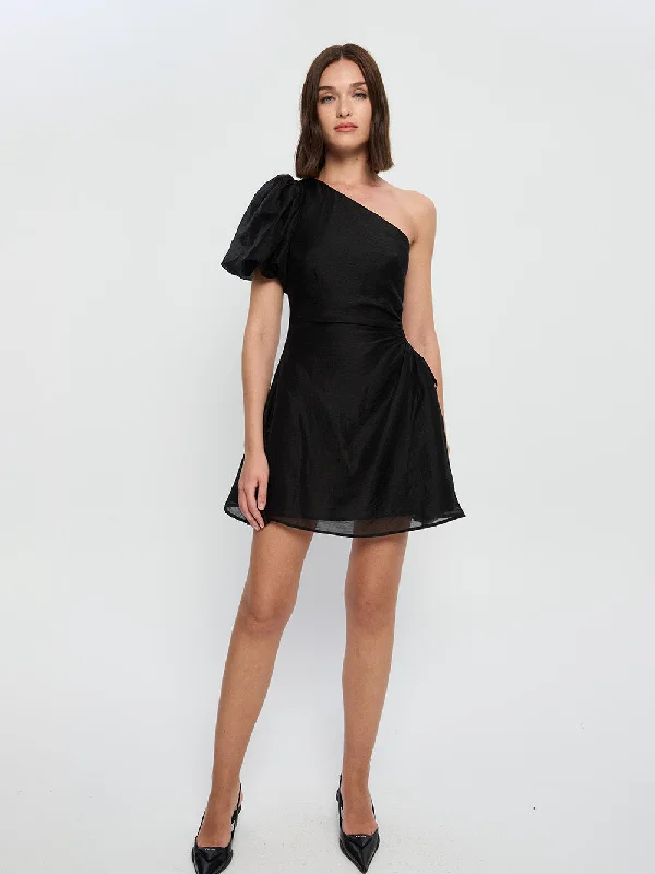 Maxine Mini Dress Trendy Crossover Mini Dress