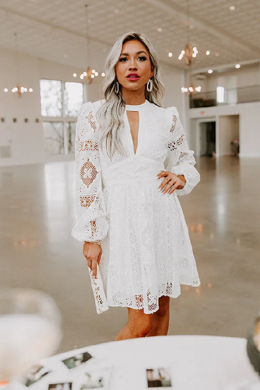 Peaceful And Pretty Mini Dress Chic Halter Mini Dress