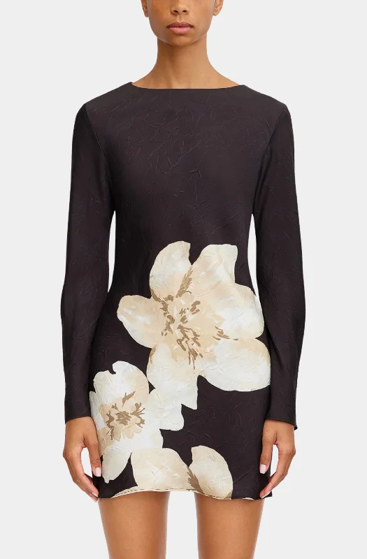Alia Mini Dress Fashionable Button-Front Mini Dress