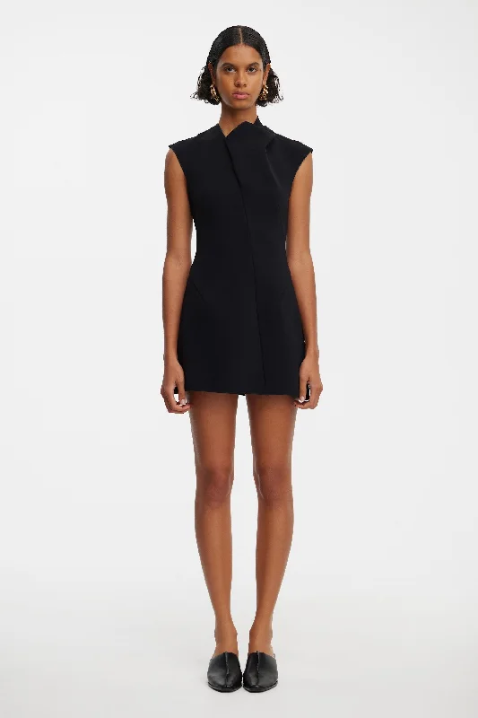 WARFIELD MINI DRESS Cozy Ruched Mini Dress