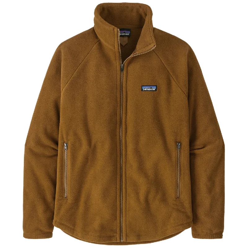 Patagonia Women's Shelter Brown Classic Microdini Fleece Jacket Rayon Fabric Velvet Fabric Corduroy Fabric