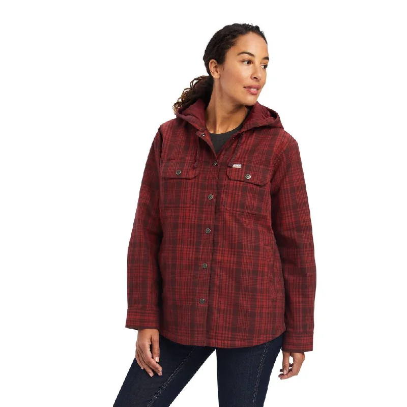 Ariat - Women's Rebar Flannel Shirt Jacket Jersey Jacket Tulle Jacket Batik Jacket