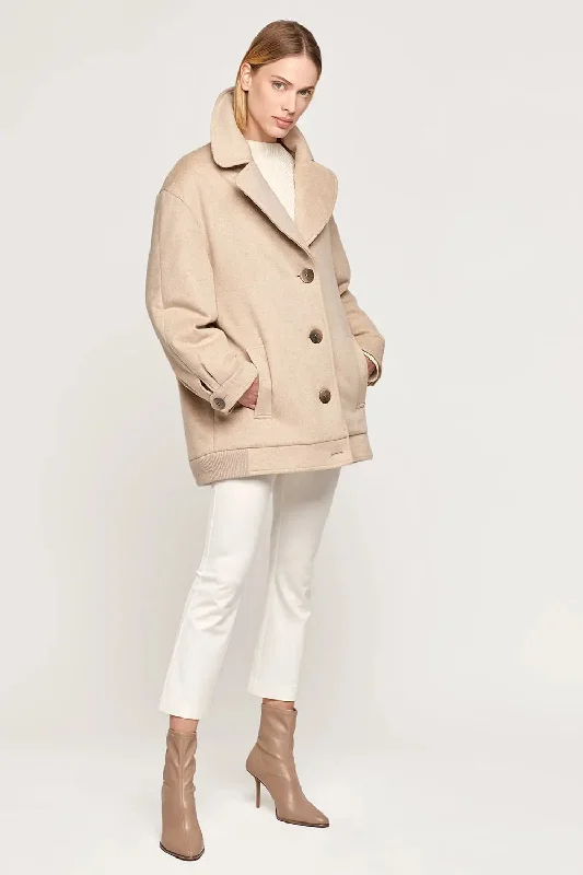 Cashmere beige jacket Wool Jacket Cashmere Jacket Tweed Jacket