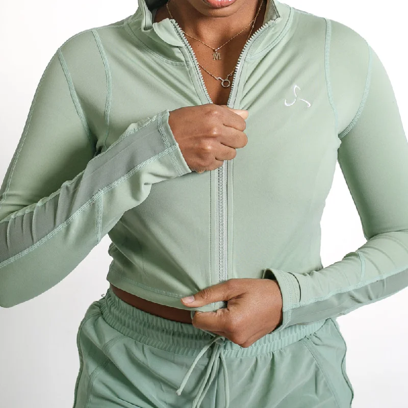 Oceanside Exercise Jacket Cardigan Sweater Pullover