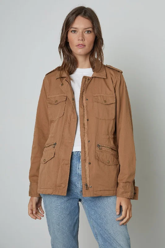 RUBY LIGHT-WEIGHT ARMY JACKET Rayon Jacket Velvet Jacket Corduroy Jacket