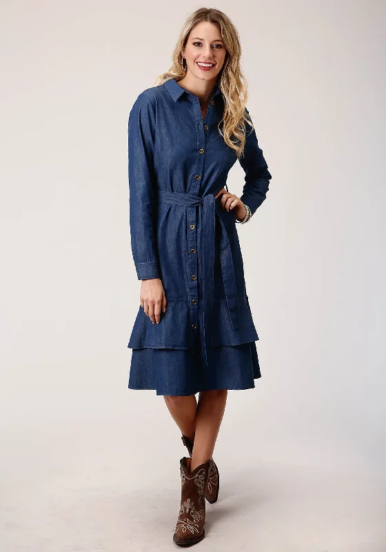 Women's Roper Light Weight Western Denim Dress