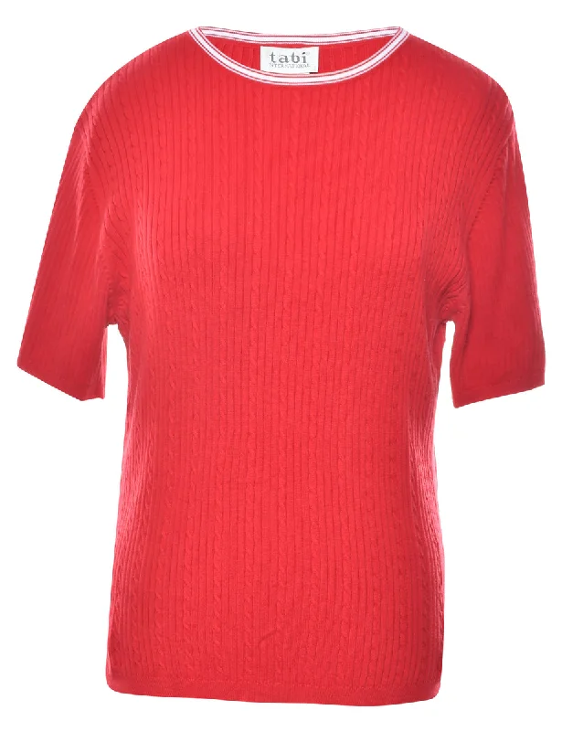 Cable Knit Jumper - M Nylon Fabric Polyester Fabric Spandex Fabric