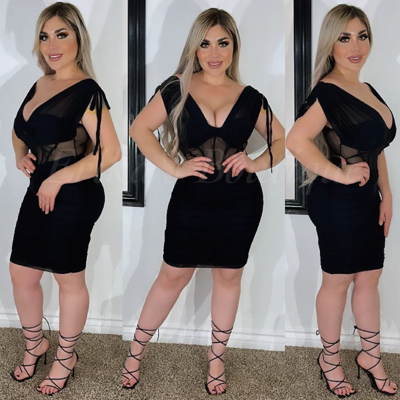 Candy Kisses Dress (Black)