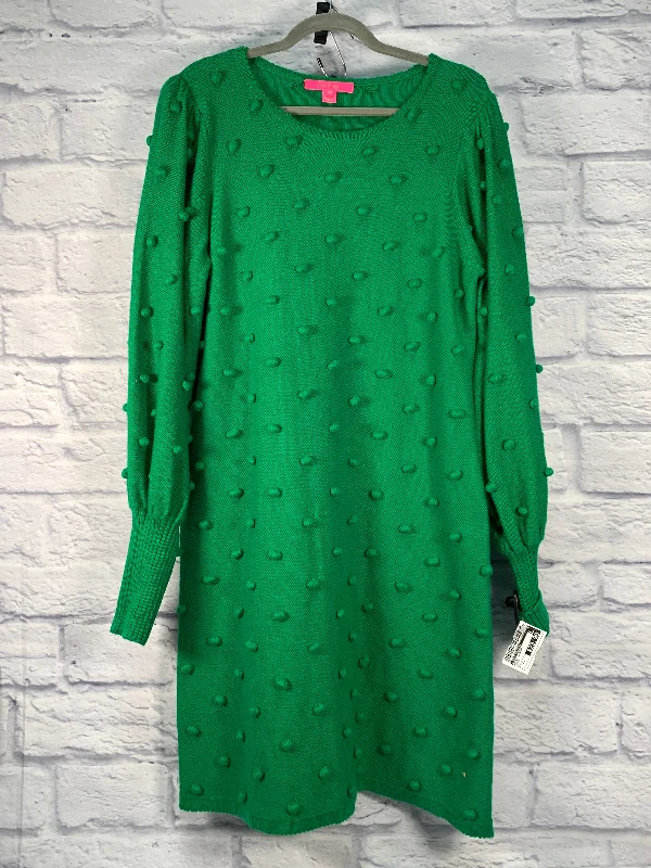 Dress Sweater By Lilly Pulitzer In Green, Size: Xl
