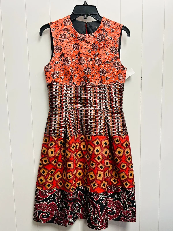 Dress Work By Etro In Black & Red, Size: S