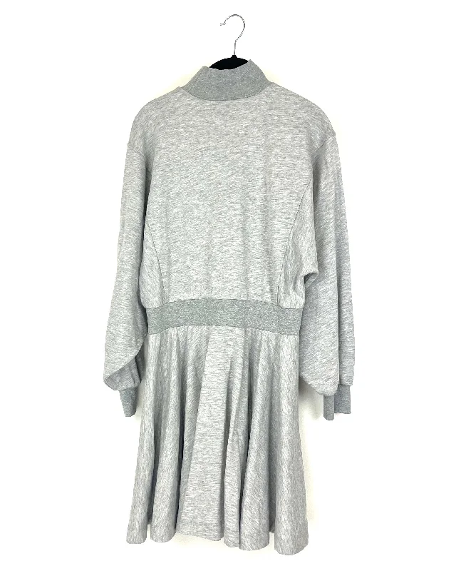 Gray Turtleneck Sweater Dress - Size 6/8