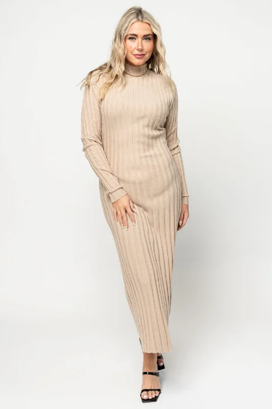 Hattie Dress in Almond -  FINAL SALE