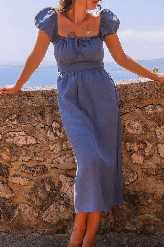 Isabel Puff Sleeves Milkmaid Dress PDF Pattern