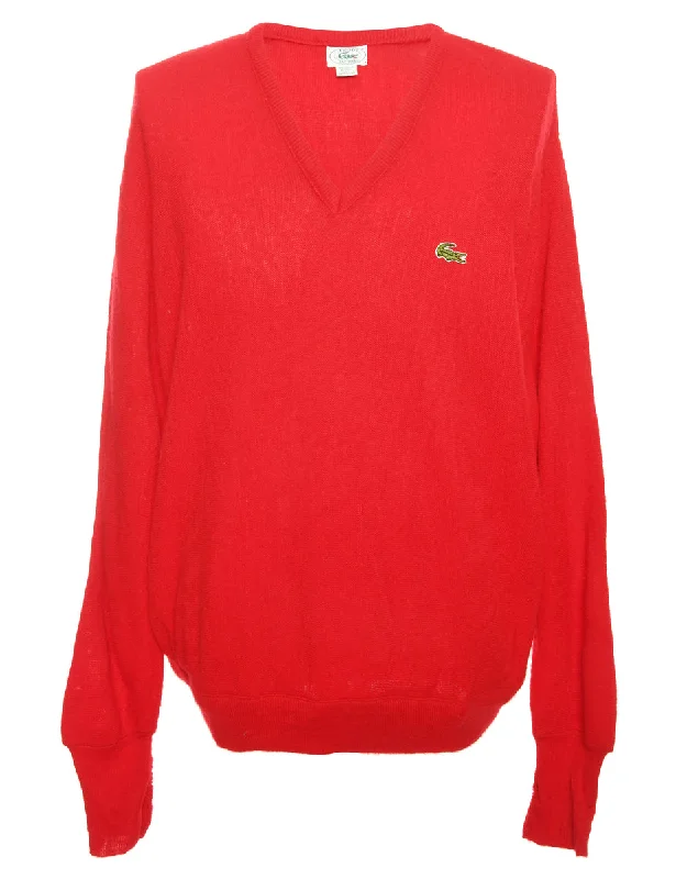 Izod Lacoste Jumper - L Cashmere Blend Cotton Blend Poly Blend