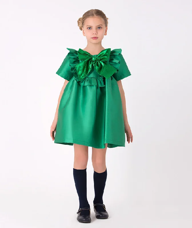 Jacquard Bow Dress