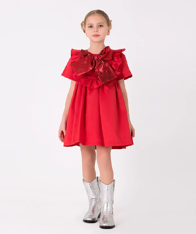 Jacquard Bow Dress