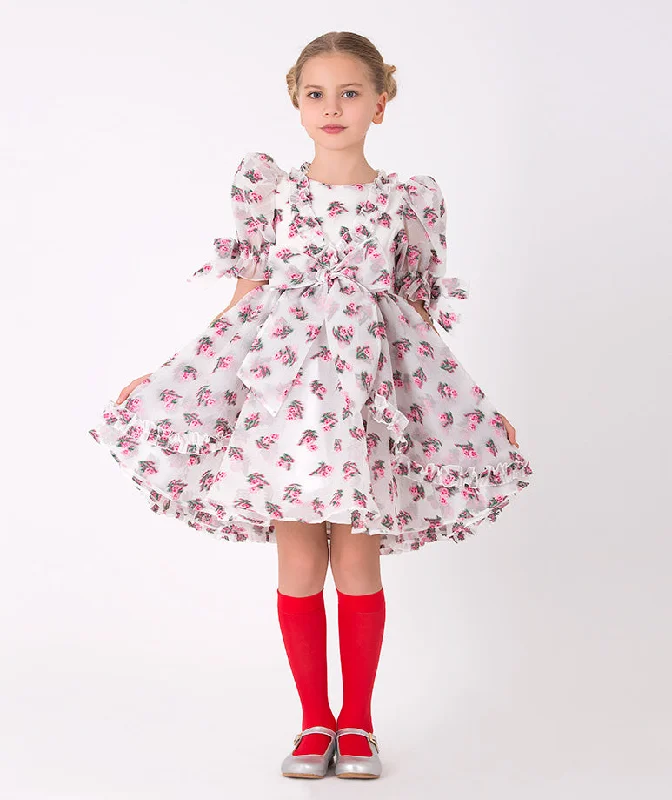 Jacquard Flowers Dress