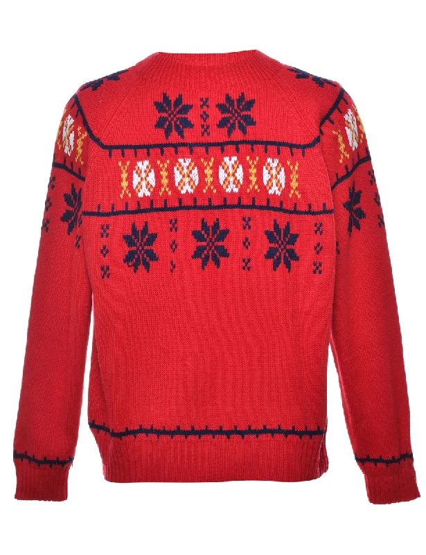 JC Penney Nordic Jumper - XL Bright Pastel Dark