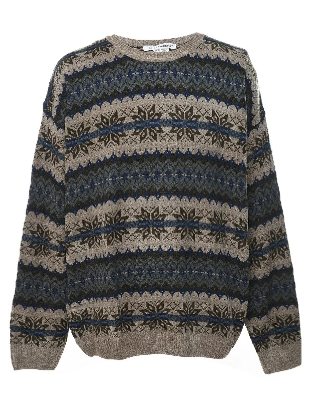 Knights Bridge Nordic Jumper - XL Terry Terry Cloth Terry Knit