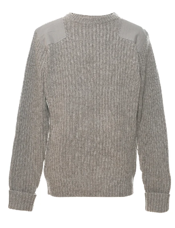 L.L. Bean Jumper - M Zippered Buttoned Snapped