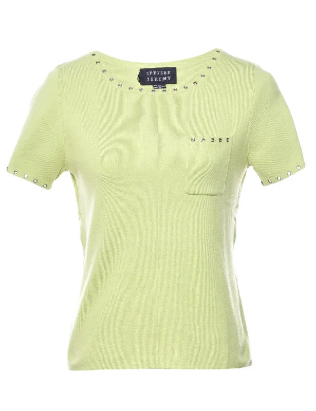 Light Green Jumper - M Modern Contemporary Chic