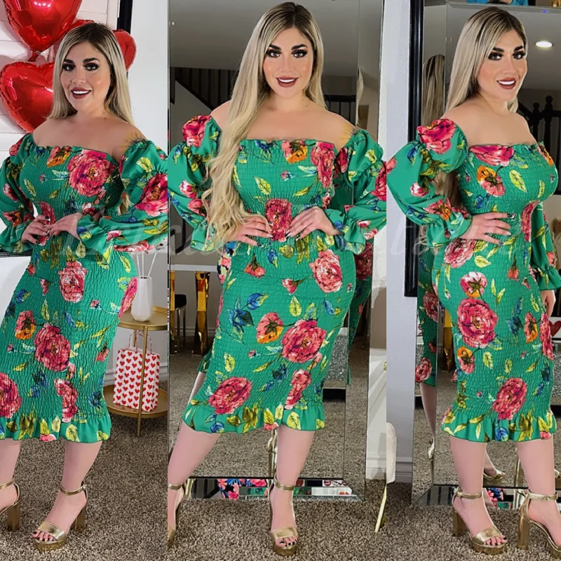 Love Sweet Love Dress (Green)