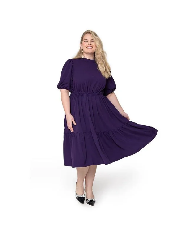 Leota Women's Miranda Dress Purple Size 3X