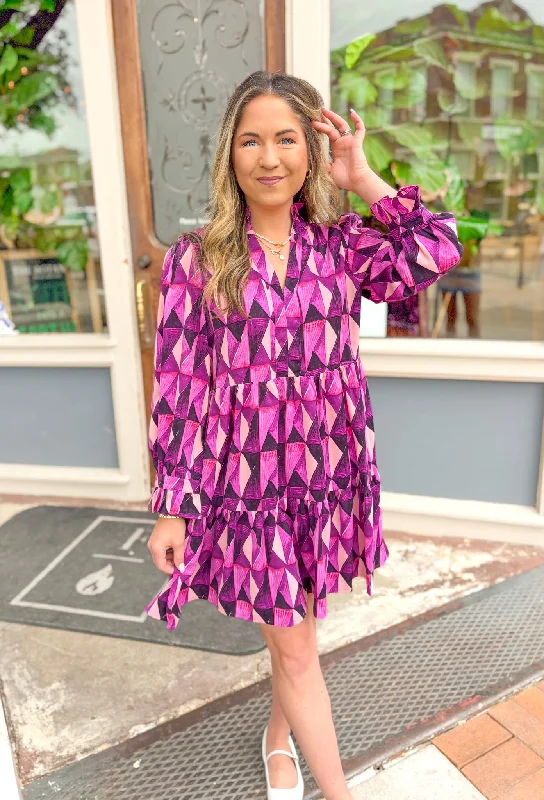 Nothing Better Dress in Magenta