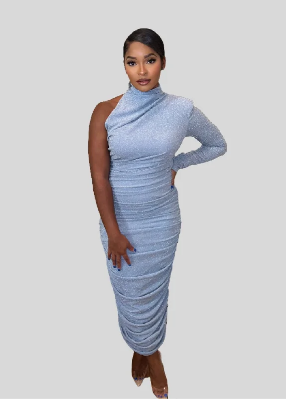 Peyton Ruched Pencil Dress
